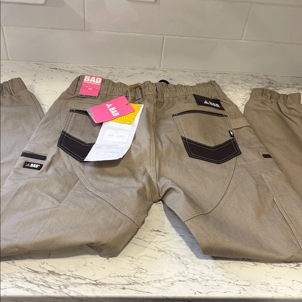 NWT BAD WOMENS SAVIOUR™ CUFFED ELASTIC WAIST WORK PANTS - Picture 7 of 10